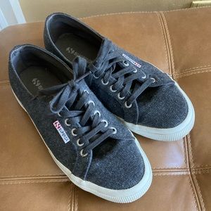 Superga Cotu Classic sneaker gray wool 39.5 /8.5